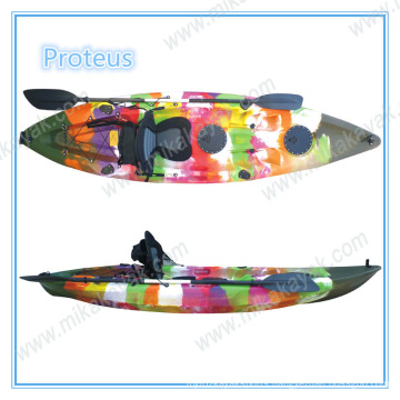 Plastic One Person Single Sit on Top Fishing Boat Kayak